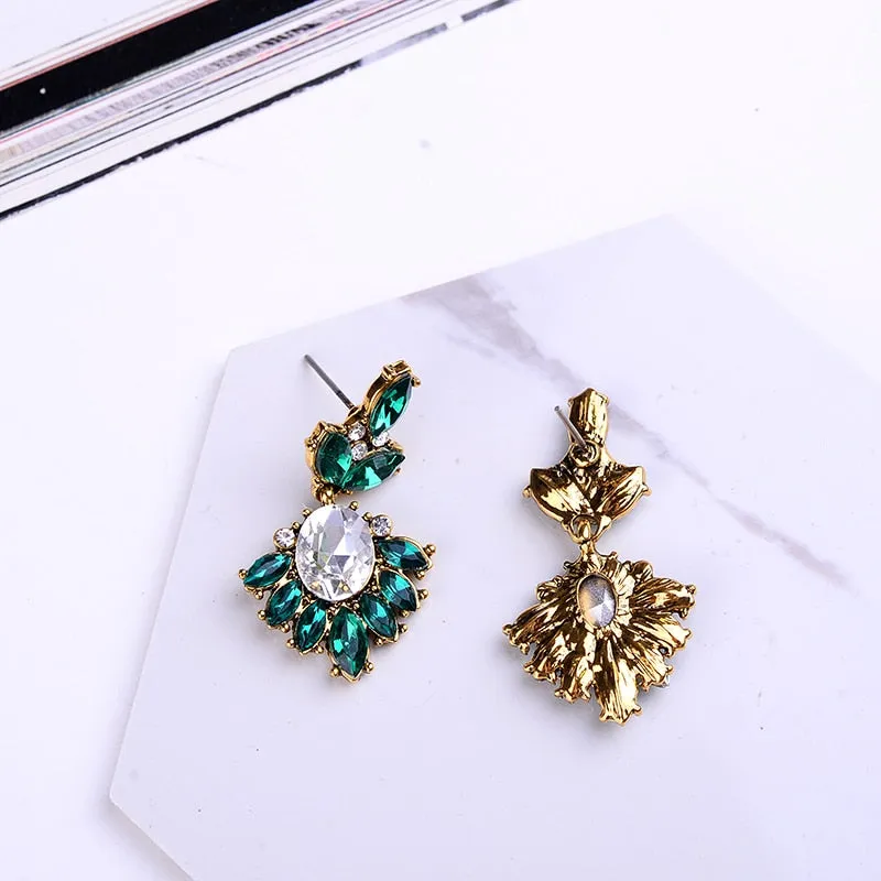 Vintage Rhinestone Earrings For Women