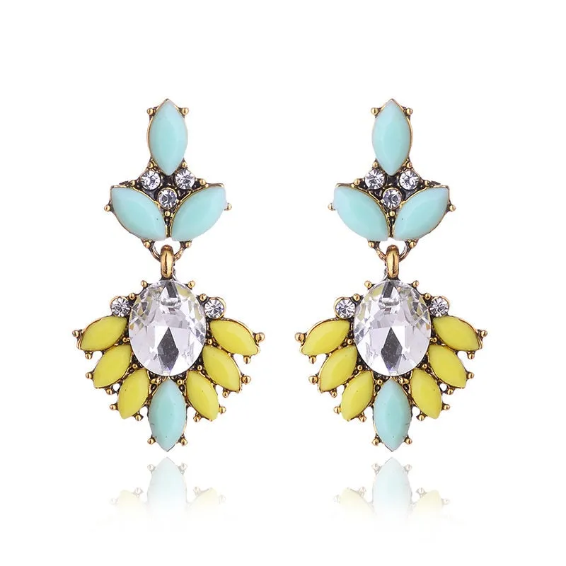 Vintage Rhinestone Earrings For Women