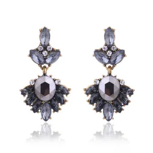 Vintage Rhinestone Earrings For Women