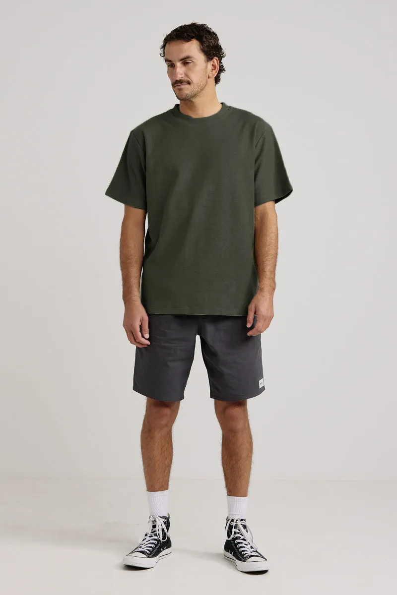 Vintage Terry Ss T-Shirt Olive