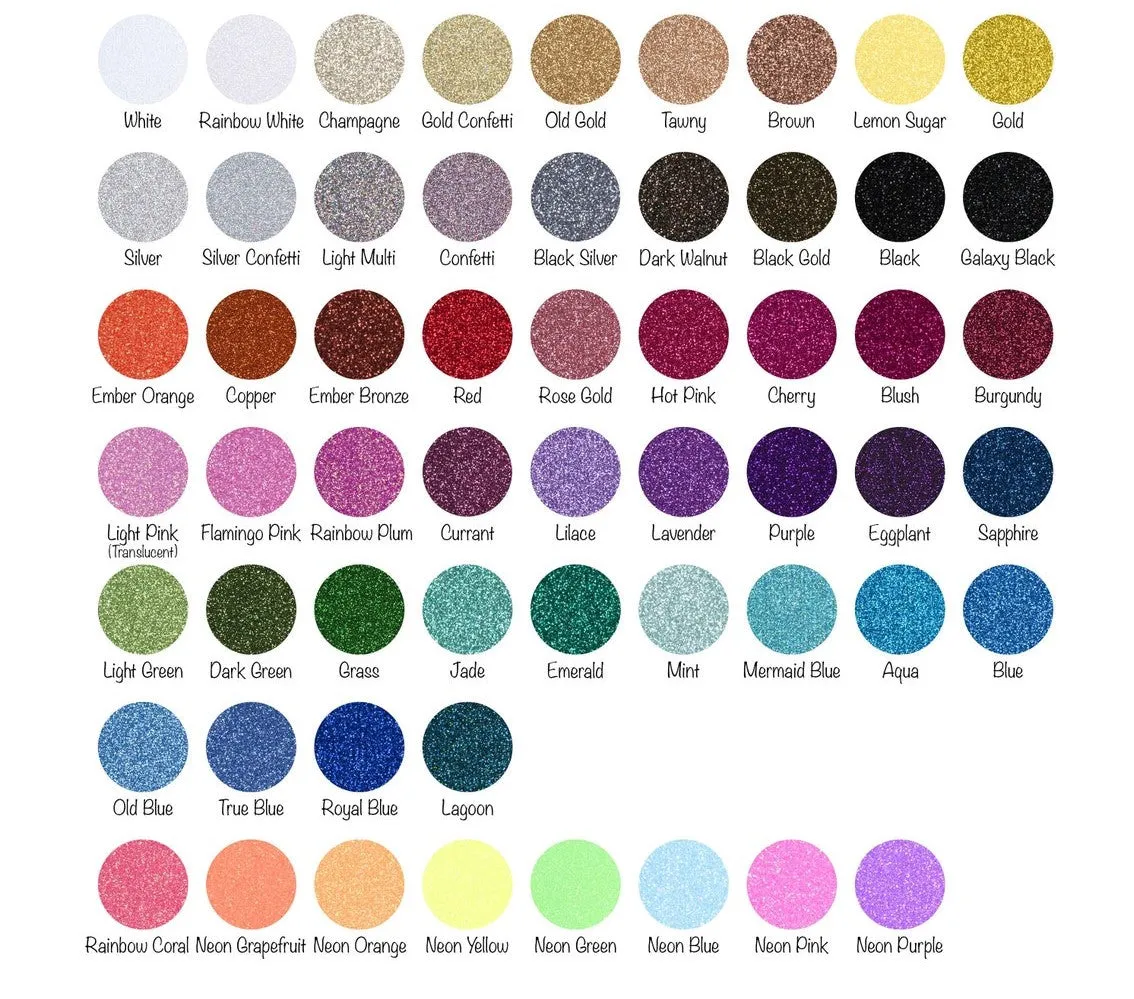 Wefab Heat Transfer Glitter Sheet  for Fabrics