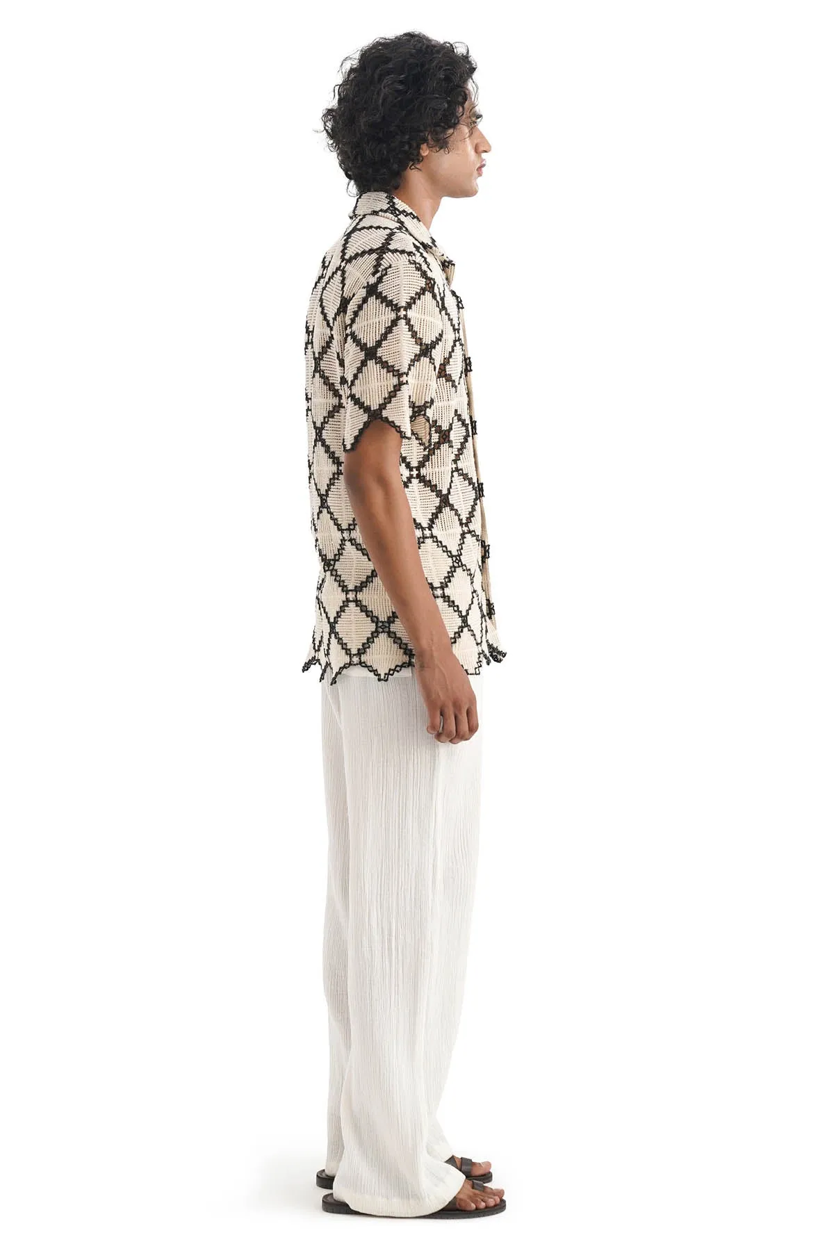 White 100% Cotton Breezy Pants