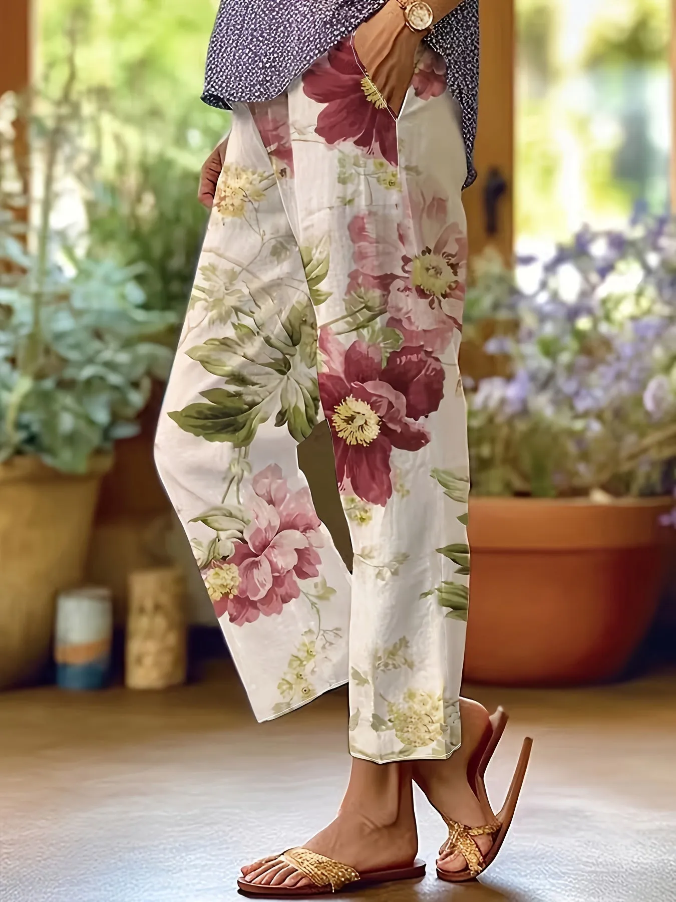 Willow | Bloom Print Pants