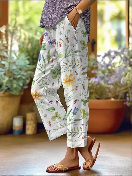 Willow | Bloom Print Pants