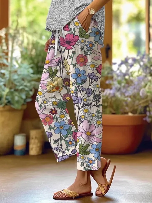 Willow | Bloom Print Pants