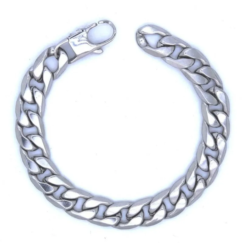 Women Curb Chain Bracelet Punk Jewellery Gift