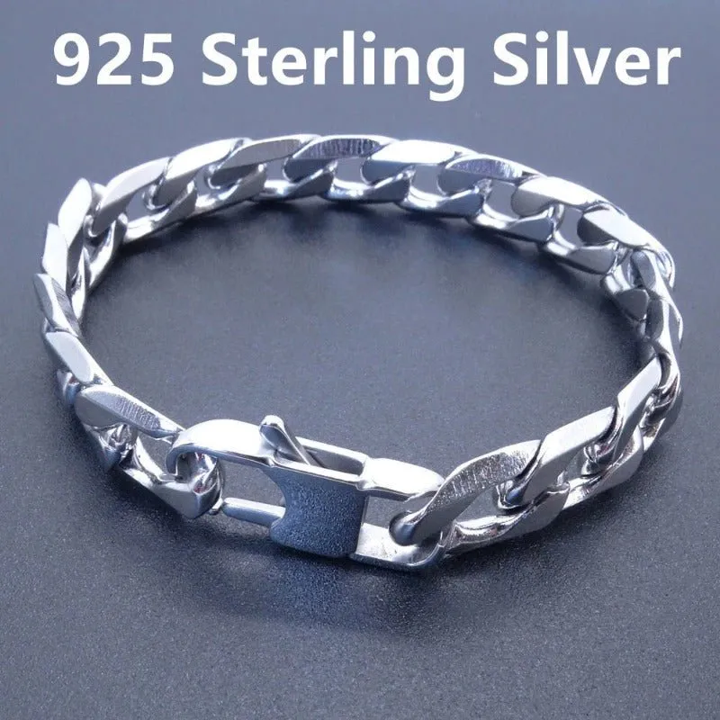 Women Curb Chain Bracelet Punk Jewellery Gift