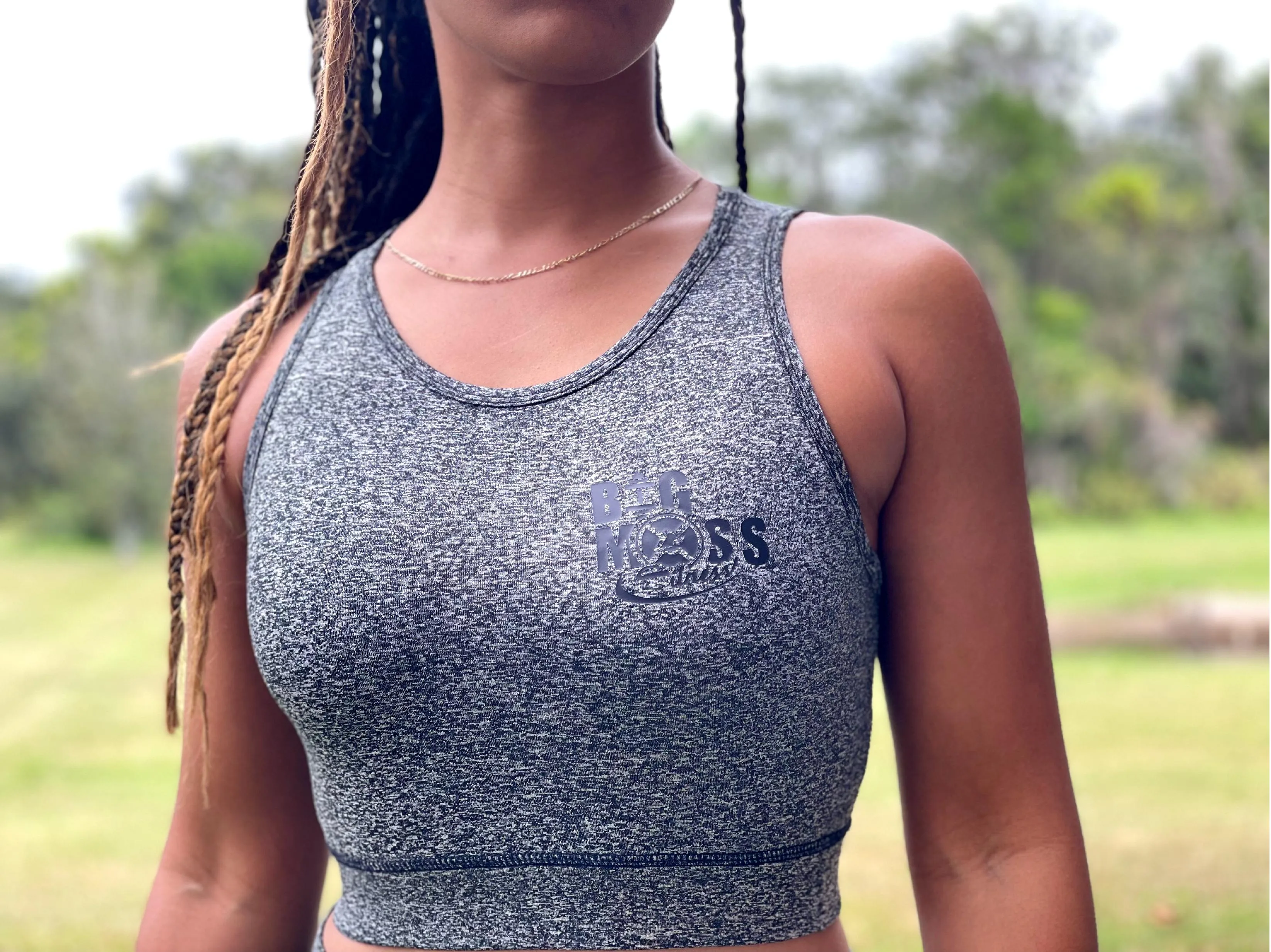 Women's Big Moss Fitness Sports Bra