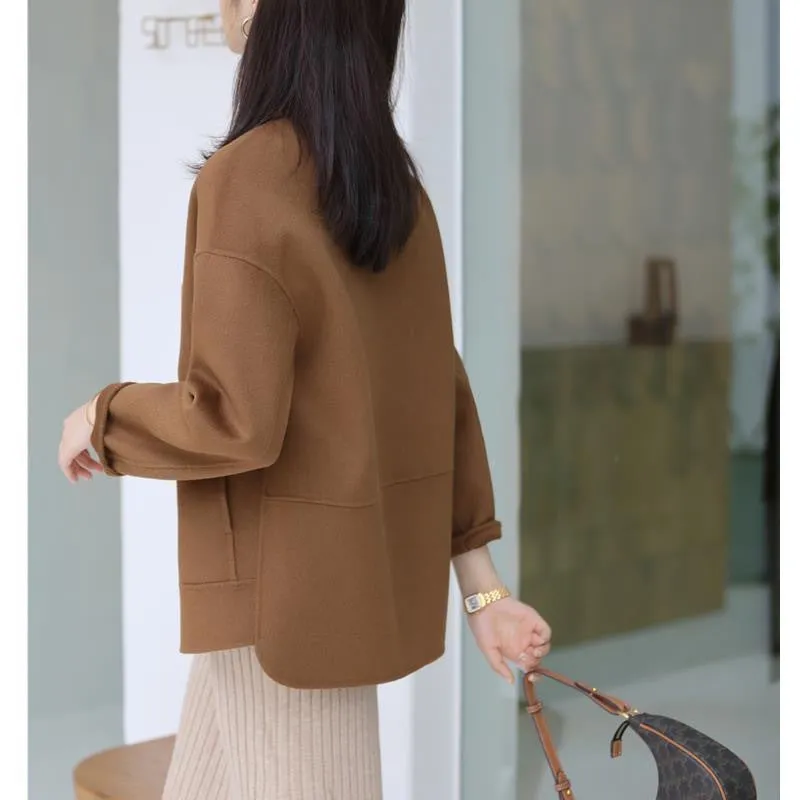Women's Fashionable and Warm Lapel Coat