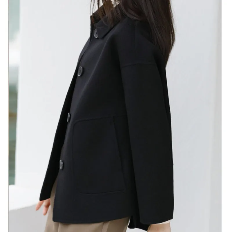 Women's Fashionable and Warm Lapel Coat