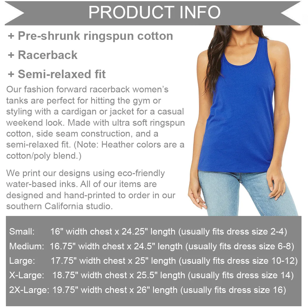 Women's Football is Boring Racerback Tank Top