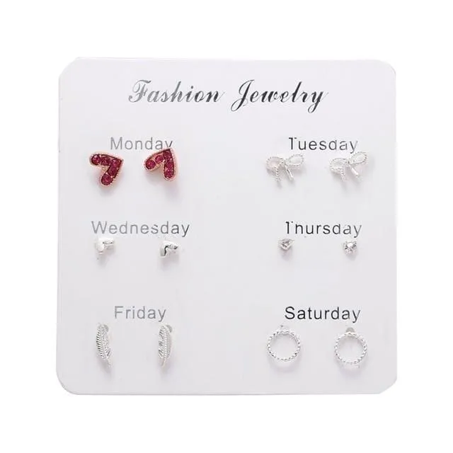 Women's Geometric Earrings Set
