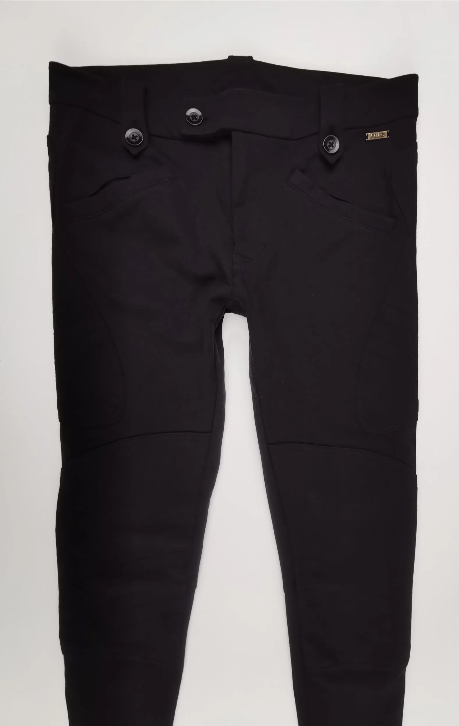 WOMENS SIZE 6 - POLO RALPH LAUREN, Black, Soft Stretch Pants EUC B17