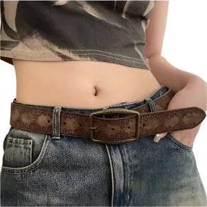 Y2K Leather Belt