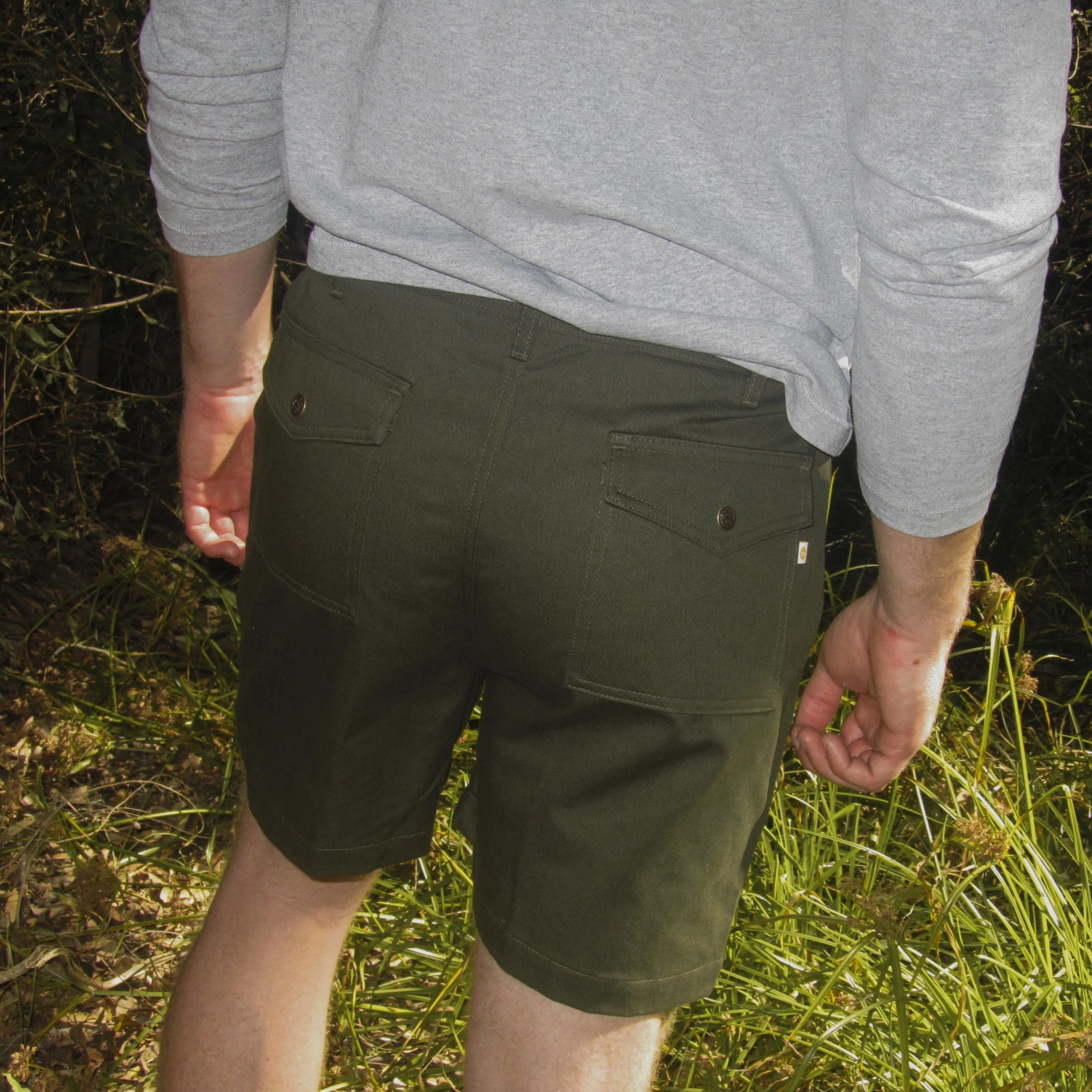 Yellow Rat Boy Scout Shorts - Green