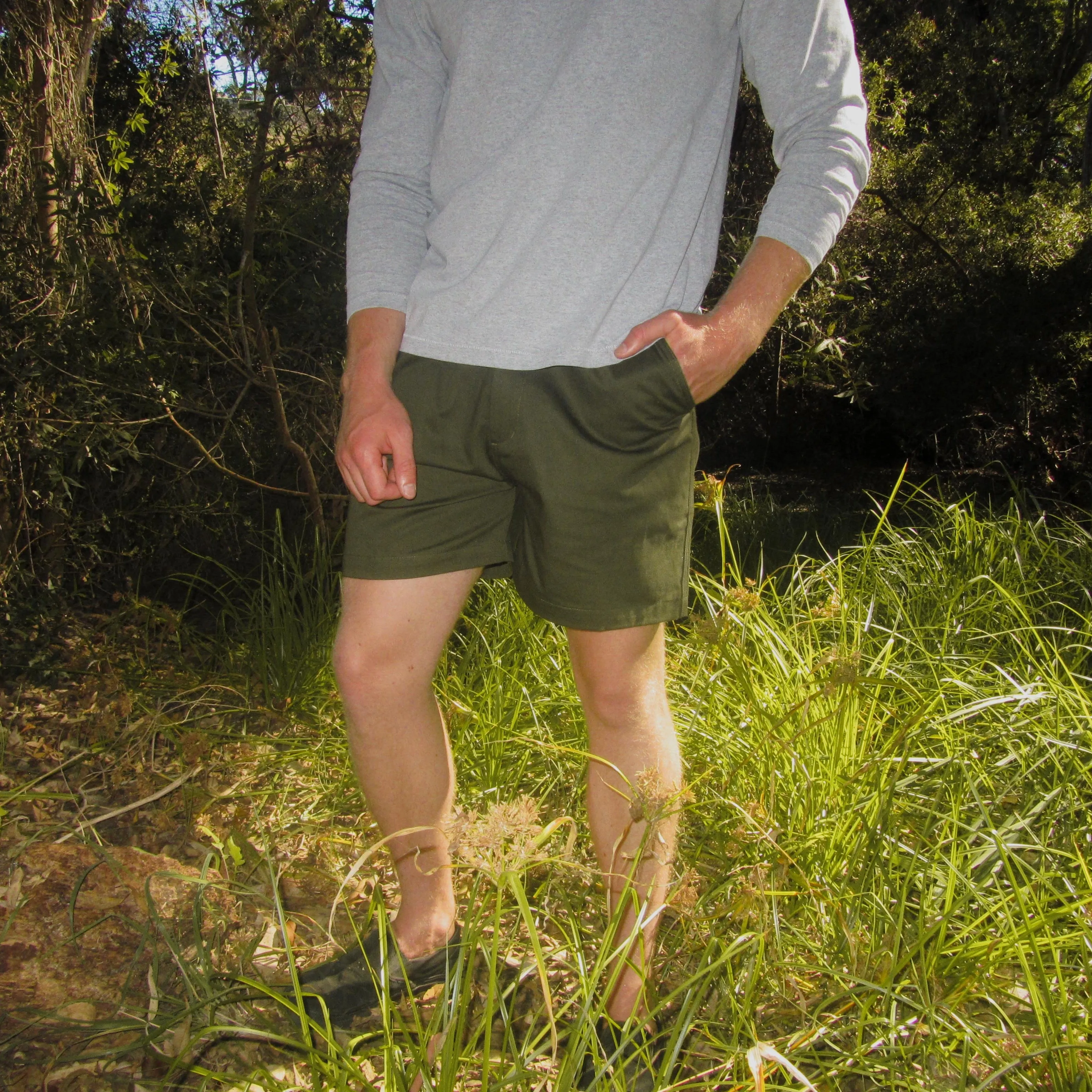 Yellow Rat Boy Scout Shorts - Green